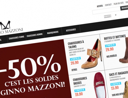 Création d’un site e-commerce Prestashop : Ginno Mazzoni